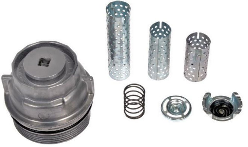 Canister oil filter NO, NO, NO. Go back to spin-on oil ... spin on fuel filter housing 