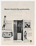 1968 Hoover Washmobile Washer Dryer Print Ad (22013)