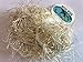 Dark Horse Yarns Metal Wink #311 White with Gold Metallic Eyelash Yarn 20 Grams