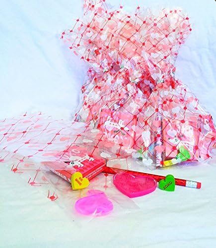 Valentine's Day Filled Favor Treat Bags - Set of 12 with To/From Tags