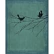 Birds at Rest Patina Wall Decor - 16x20"
