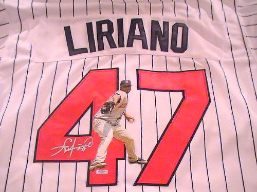 FRANCISCO LIRIANO SIGNED AUTOGRAPHED JERSEY MINNESOTA TWINS COA + HOLOGRAM