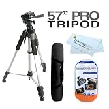 Buy 57 Camera  Camcorder Tripod w  Carrying Case For JVC GZ-HM960 HD Everio GZ-HM30... by Butterfly