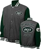 New York Jets Grey Wool Varsity Jacket