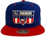 New Jersey Americans Brooklyn Nets Mitchell & Ness Logo Snapback Cap Hat BR