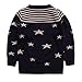 eTree Baby Boys' V Collar Buttons Striped Stars Cashmere Cardigan Sweater