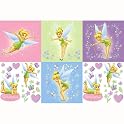 Tinker Bell Self-Stick Wall Art Decorating Kit- Navy