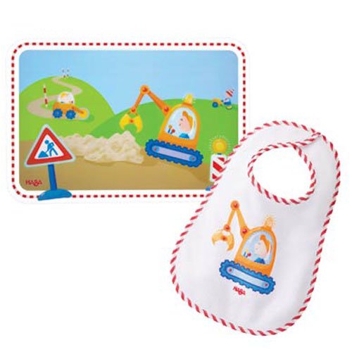 Buy Construction Site Bib and Placemat