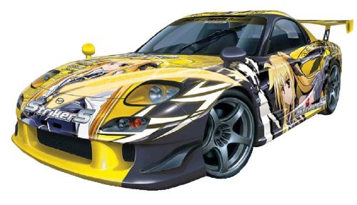 1/24 痛車 No.12 魔法少女リリカルなのはStrikerS フェイト・T・ハラオウン FD3S RX-7 RE雨宮 feat ART FACTORY