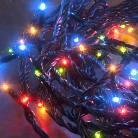 320x MICRO LED MULTICOLOURED fairy lights, 22.33m, Christmas Festive - 3634-500 - low energy LED