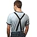 HOLD’EM Men’s X-Back Adjustable suspenders for trousers & jeans, Straight Clip-on Tuxedo Suspenders