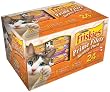 Friskies Prime Filets Meaty Selections 24-Count Variety Pack, Poultry & Beef, 8.25-Pound Box
