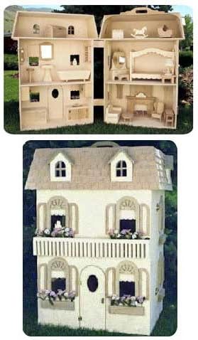 Woodworking Project Paper Plan to Build Fashion Doll House