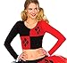 Rubie's Women's DC Comics Harley Quinn Crop Top