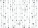 Wanted Curtain Beads Plastic Chrome