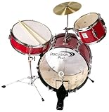 Percussion Plus 3-piece Junior Drum Set - Red