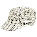 Adi Designs Chunky Tweed Cap - White