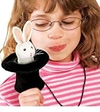 Rabbit in Hat Finger Puppet