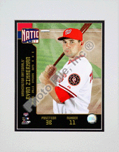 Ryan Zimmerman 2008 Studio Double Matted 8O x 10O Photograph (Unframed)