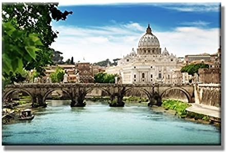 WALL ARTS Stretched Canvas Print Art Landscape Roman Size 24 x 36 Inch For Room