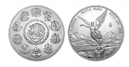 2013 Silver Libertad Mexican Coin-image