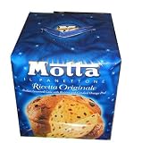 Motta Il Panettone Original Italian Leavened Cake with raisins and Candies Orange Peel 2.2 Pound Holiday Gift box