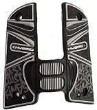 Hybrid .45 West Coast Kings Paintball Grips 07 - Black
