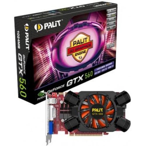 Palit NVIDIA GeForce GTX 560 OC Grafikkarte (PCI-e, 1GB GDDR5 Speicher, DVI, HDMI, 1GPU) Preisvergleich