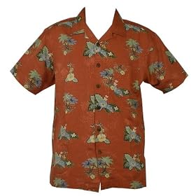 Tommy Bahama mens red shirt