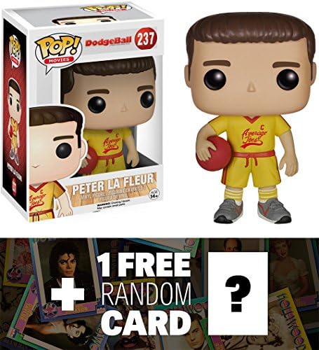 Pete La Fleur: Funko POP! x DodgeBall Vinyl Figure + 1 FREE Official Hollywood themed Trading Card Bundle [62774]