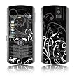 B&W Fleur Design VERTICAL CAMERA Original Pearl 8110/ Pearl 8100 Cell Phone Protective Skin Decal Sticker