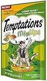 TEMPTATIONS MixUps Treats for Cats CATNIP FEVER Flavor 3 Ounces  (Pack of 12)
