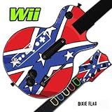 Skin Decal Cover for GUITAR HERO 3 III Nintendo Wii Les Paul - Dixie Flag