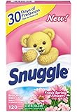 Snuggle Fabric Softener Dryer Sheets, Fresh Spring Flowers, 120 Count