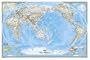 World Classic Pacific Centered Wall Map (tubed)