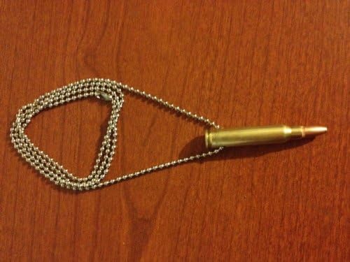 Real Decommissioned Bullet Necklace