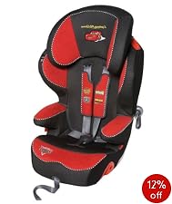 Renolux Quick Confort Forward Facing Car Seat - Cars (Red/Black/White)