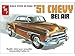 AMT Skill 2 Model Kit 1951 Chevrolet Bel Air 2-in-1 Kit Retro Deluxe Edition 1/25 Scale Model
