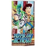 Disney Exclusive Toy Story Beach Towel ''Toys in Action!'' - 30'' W x 60'' L