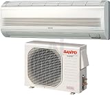 Review Sanyo  / Sanyo 09KHS71 9,000 BTU Single Zone Wall-Mounted Cool/Heat Pump Ductless Split System with DC Inverter, Microprocessor Controls and Wireless Remote Control (KHS0971 Indoor/ CH0971 Outdoor)
