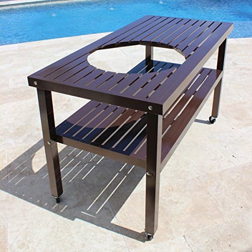 SmokeWare Aluminum BGE Large Table - Copper Colored