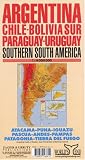 Argentina / Chile / Uruguay / Paraguay Map