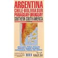 Argentina Chile Uruguay Paraguay Map by Paraguay Travel Books