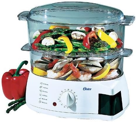 Oster 5711 Mechanical 6-quart Instant Food Steamer & Cooker White