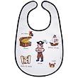 Washable Bib Baby Cie Pirates Colorful Melamine Baby Dinnerware