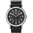 Timex Men's T2N647KW Weekender Black Slip Through Strap Watch