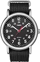Timex Men's T2N647KW Weekender Black Slip Through Strap Watch
