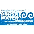 3x6 Vinyl Banner - Debt Consolidation Underwater by Esigns