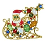 Search : Santa Claus Christmas And Sl Brooches Pin Gift