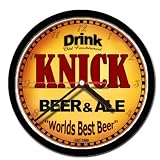 KNICK beer and ale cerveza wall clock